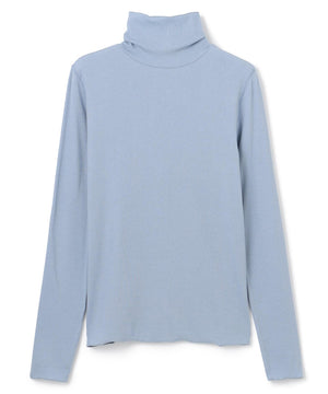 コットンカシミヤ タートルネックカットソー