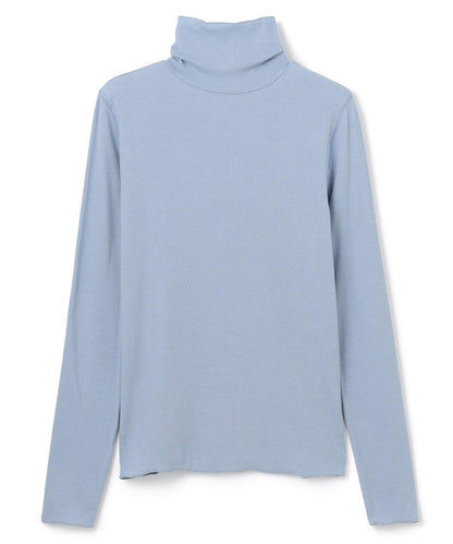 コットンカシミヤ タートルネックカットソー