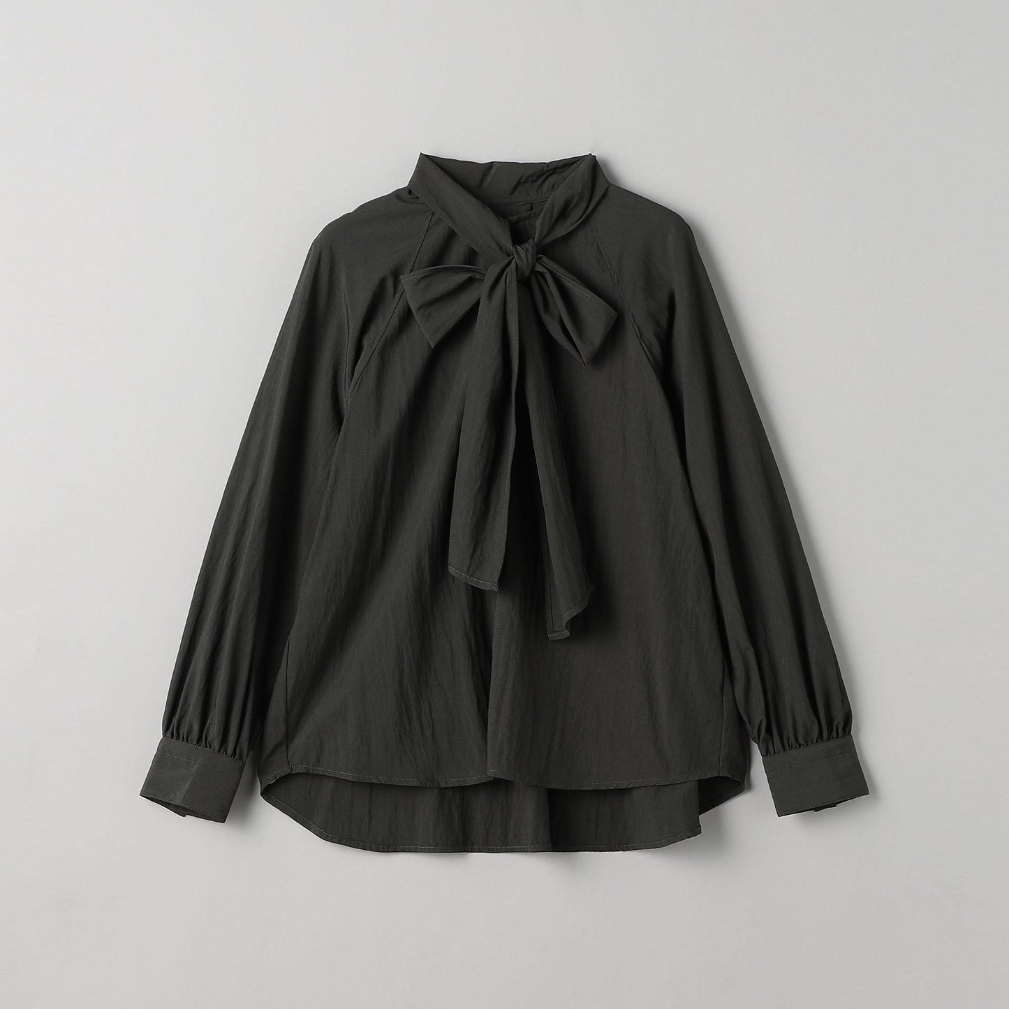 【WEB限定 Wardrobe DAILY MINIMAL】リボンタイブラウス -2WAY/ウォッシャブル-
