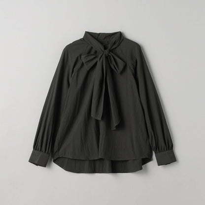 【WEB限定 Wardrobe DAILY MINIMAL】リボンタイブラウス -2WAY/ウォッシャブル-