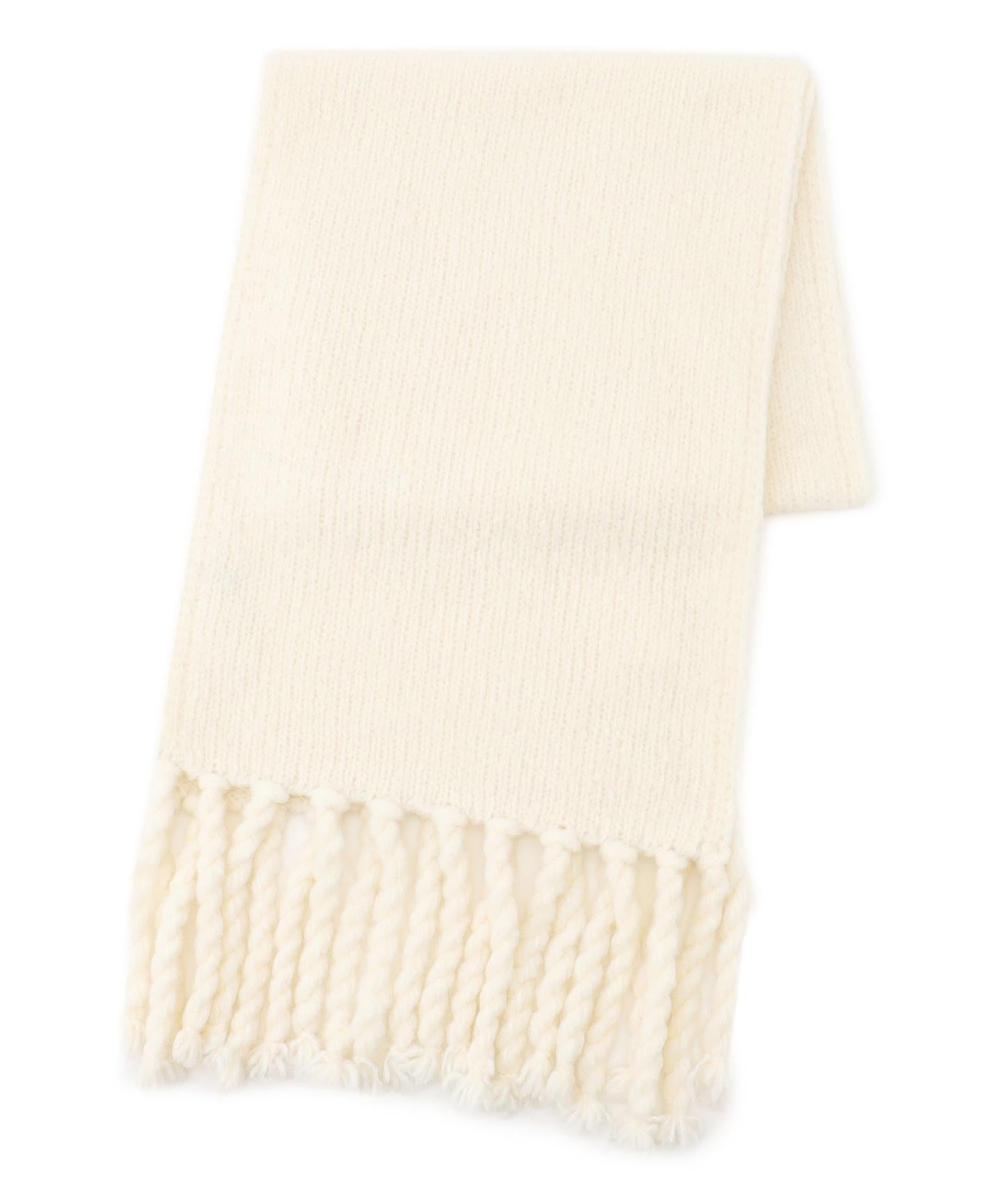 ブラッシュドエアーウール ニット マフラー