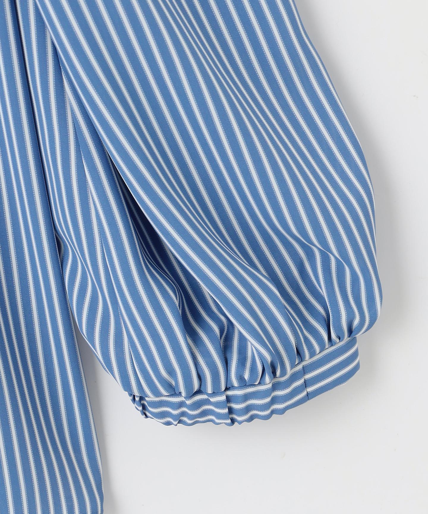 ライトデシンフリル襟 ブラウス