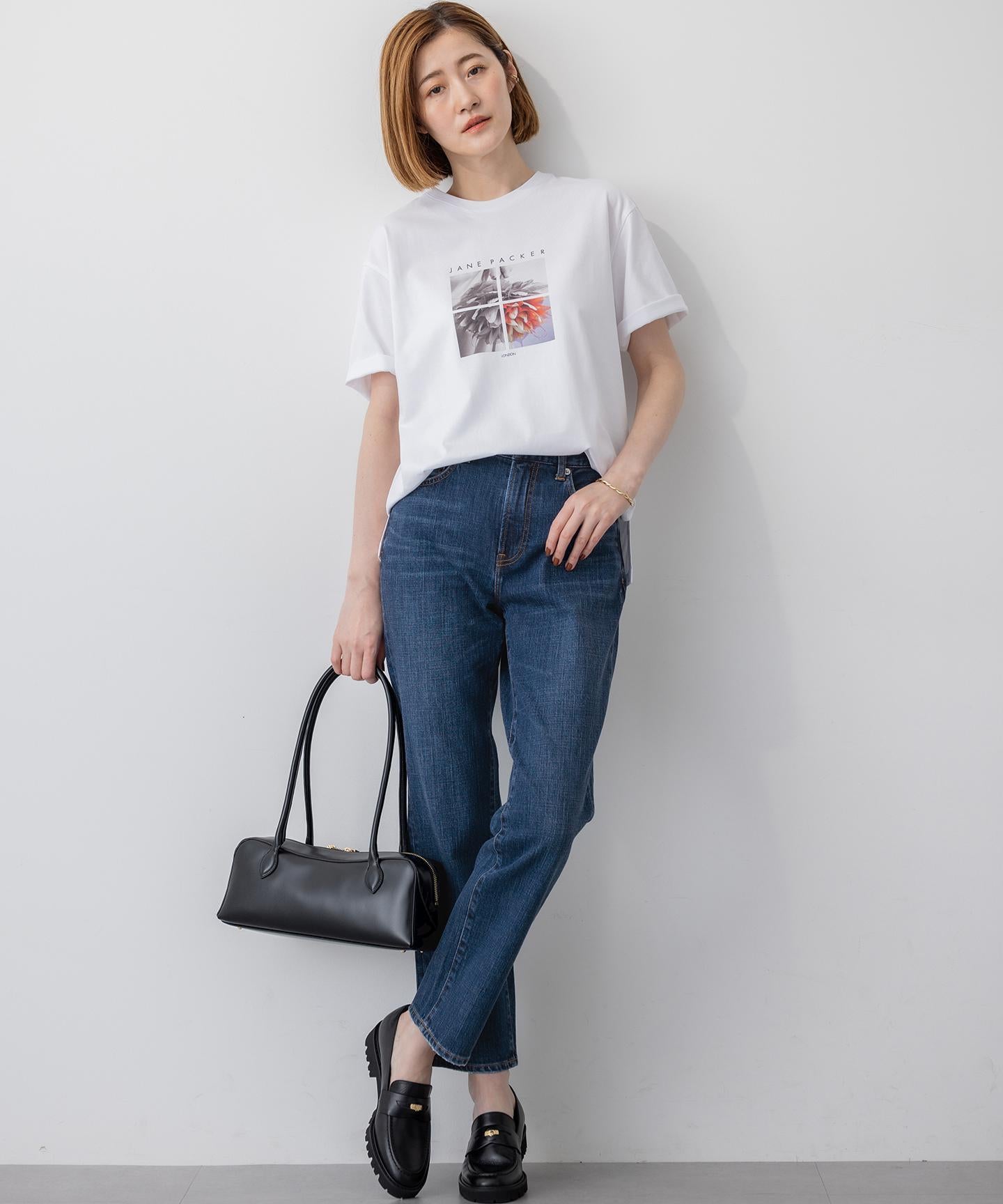 スリムストレート デニム パンツ