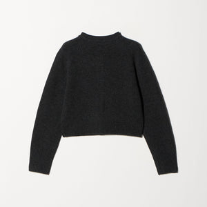 ウールニット ショートカーディガン