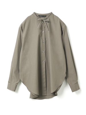 mizuiro ind リボンタイロングシャツ