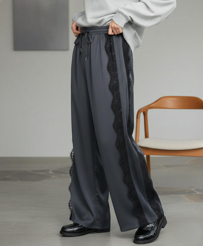 サイドレースパンツ