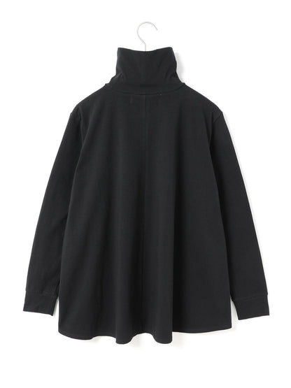 MidiUmi ハイネックフレアプルオーバー