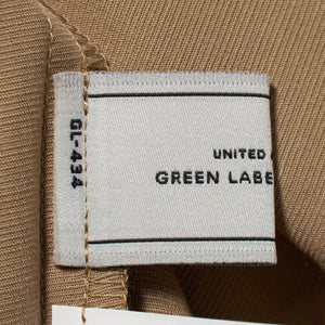 スタンドネック ペプラム フレンチスリーブ ブラウス