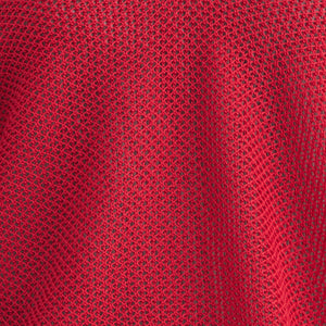 メッシュ スキッパー ニット プルオーバー -ウォッシャブル-