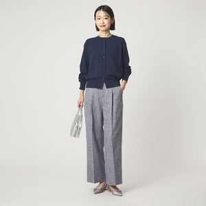 ＜1_OF MINE＞クルーネック ニット カーディガン