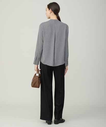 ウォッシャブルライトウール ストレートパンツ