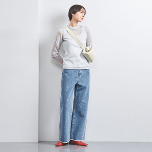 カットオフ デニムパンツ