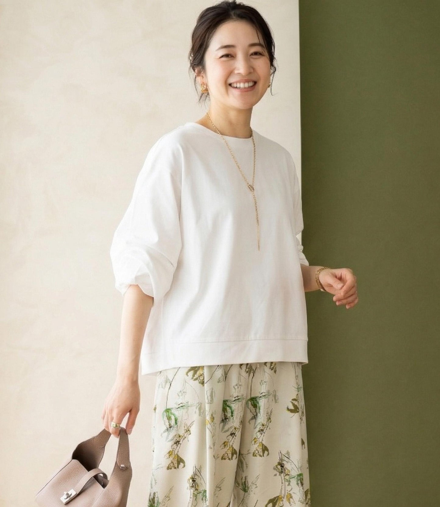 タックスリーブデザインカットソー