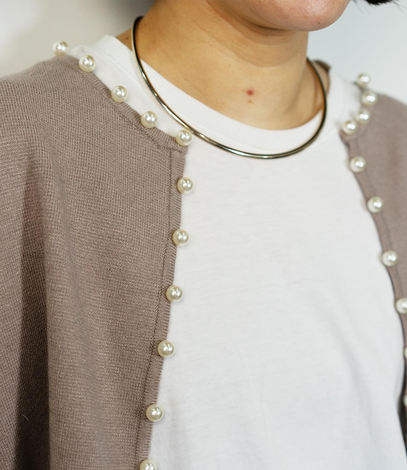 パールニットカーディガン