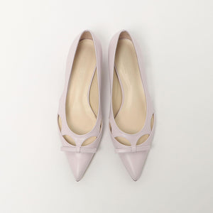 オープンアーチリボン パンプス35↑