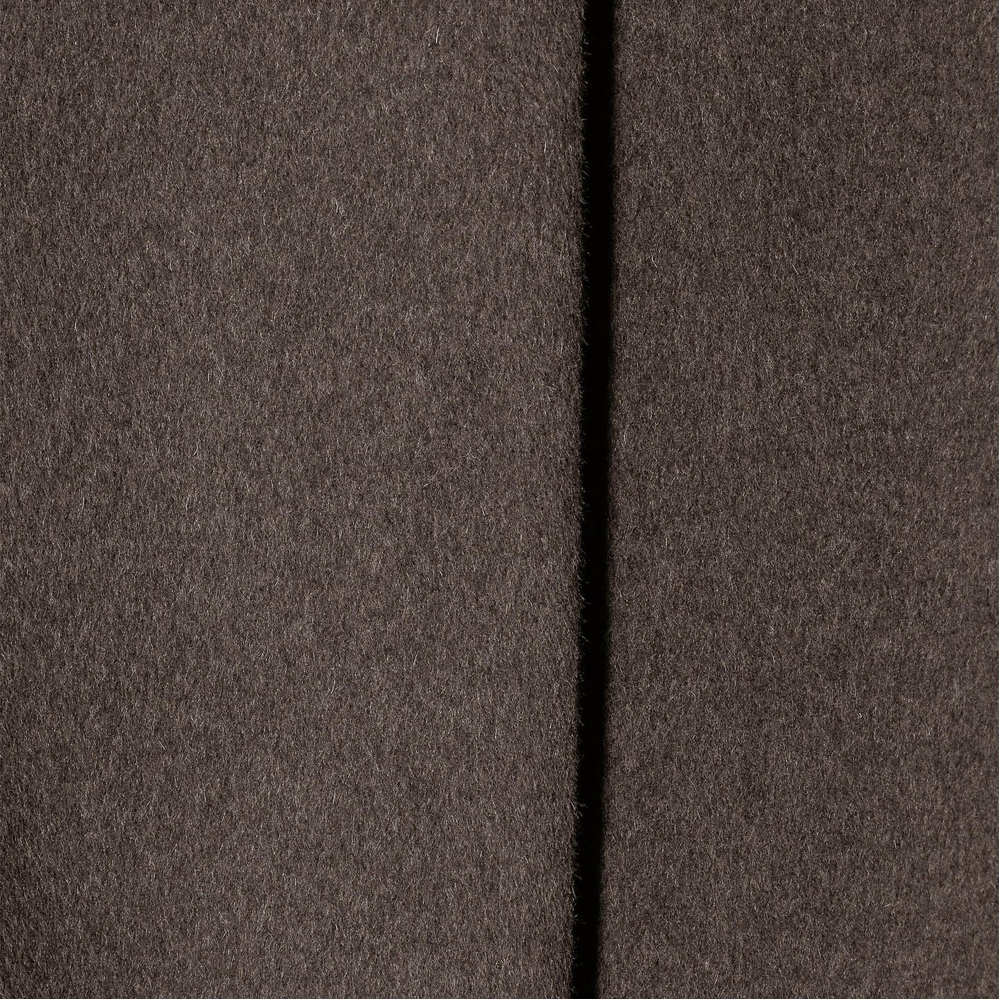 毛ナイロン ノーカラーコート