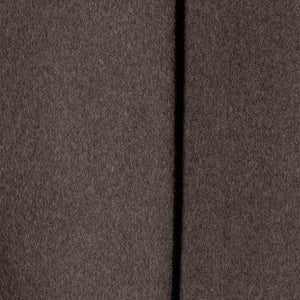 毛ナイロン ノーカラーコート