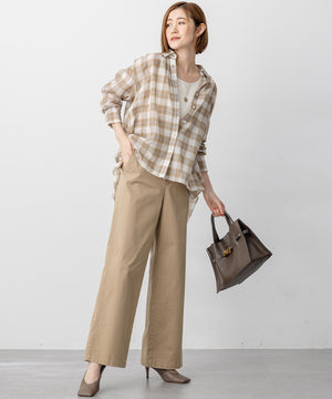 シャイニーリブ タンクトップ