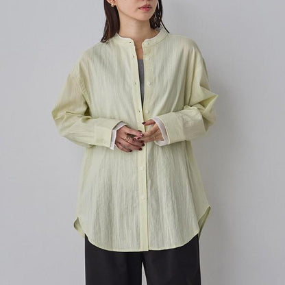 バックコンシャスロングシャツ