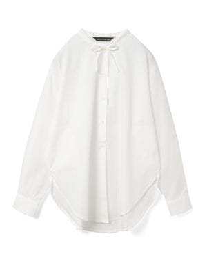 mizuiro ind リボンタイロングシャツ