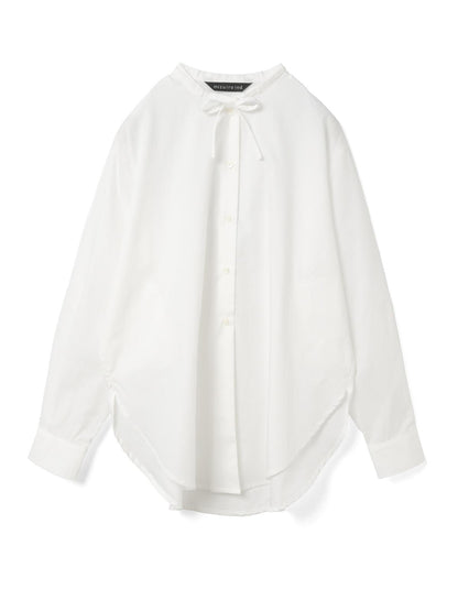 mizuiro ind リボンタイロングシャツ