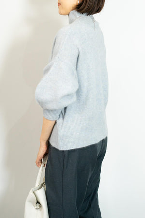 FOX混ボリュームスリーブニット