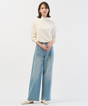 BASIC STRETCH DENIM ワイド ストレート デニム