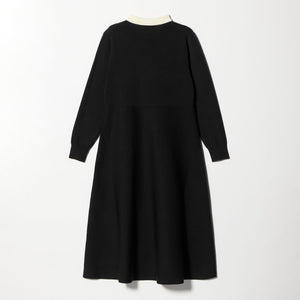 ハイショク エリツキ ニット ワンピース