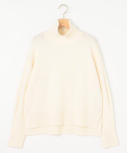 ウールカシミヤミックス ロールネック ニット