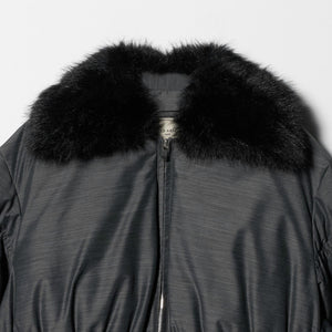 ペプラム ミドル ダウンコート