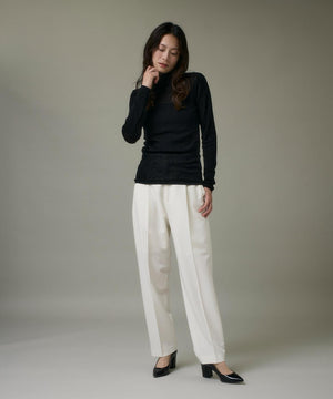 ハイネックニットプルオーバー《Melty air wool》