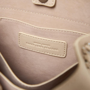 チェーンハンドル 2WAY スクエアバッグ ショルダーバッグ