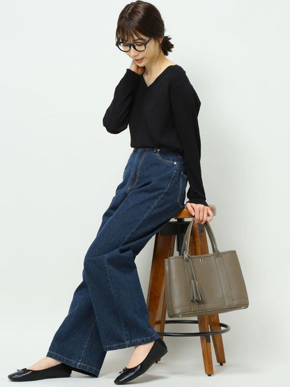 Vﾈｯｸﾜｲﾄﾞﾘﾌﾞ長袖