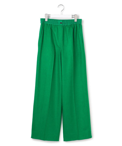 ウォッシャブルライトウール ストレートパンツ