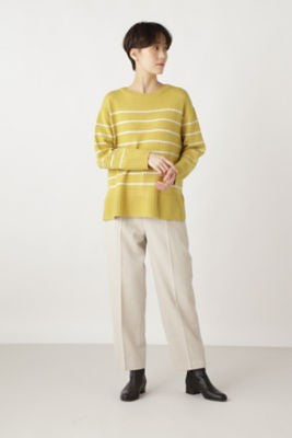 ウールカシミヤクルーボーダーＰＯ