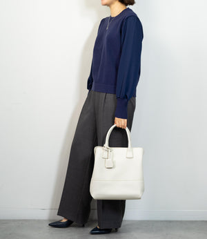 布帛切り替えコンパクトニット