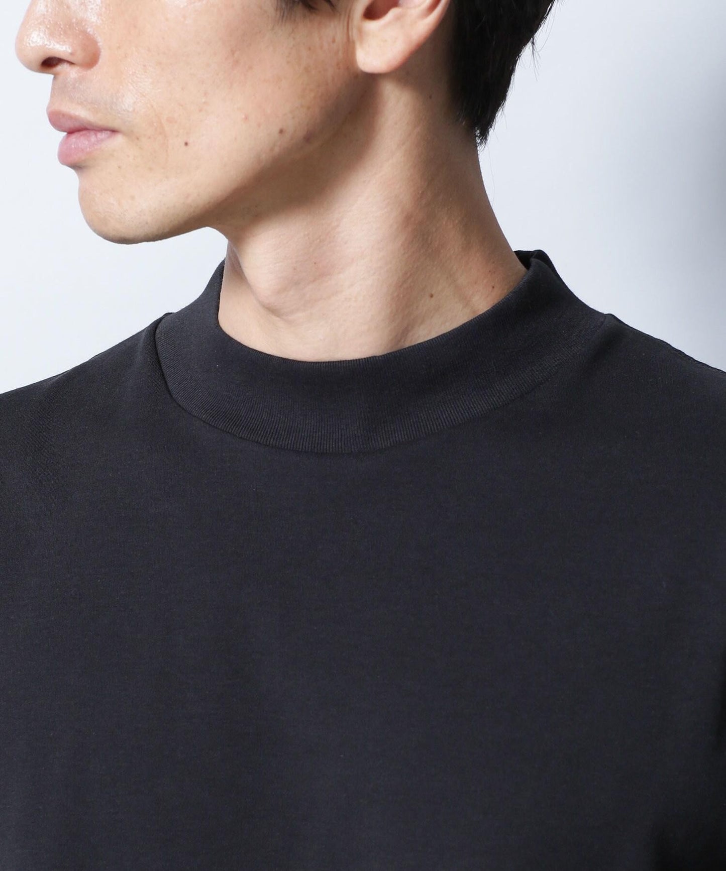 《イヤな臭いを軽減》Anti Smell モックネックロングスリーブＴシャツ