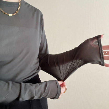 パワーネットシアークルーネック