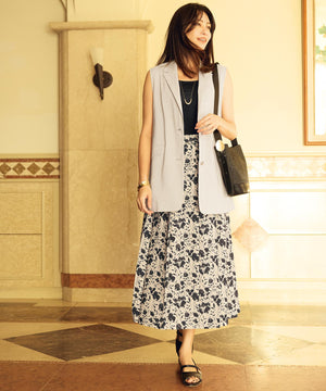 LIPストレッチテーラード ジレ