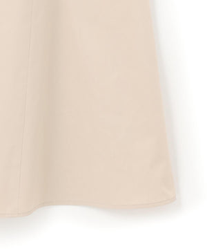 ストレッチブロード Vネックワンピース