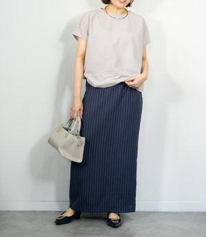 【10万人の正解シリーズ】コクーンシルエットボートネックカットソー