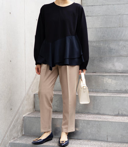 ドッキングイレヘムブラウス