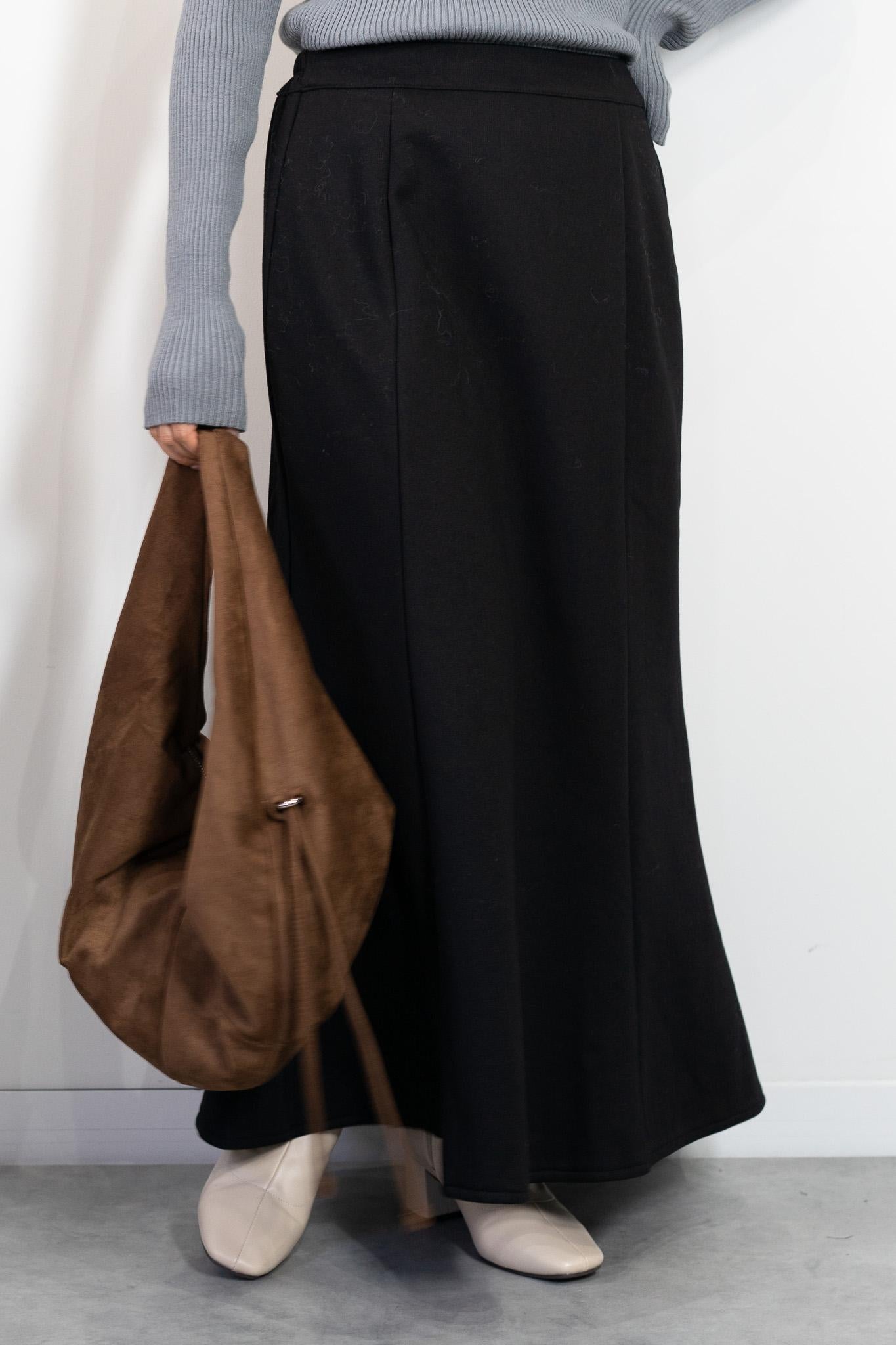 裏起毛マーメイドカットスカート