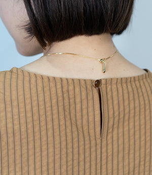 ドロップパールロングネックレス