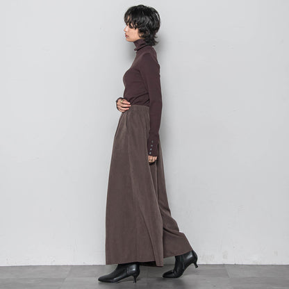 リブタートルニットプルオーバー≪手洗い可能≫