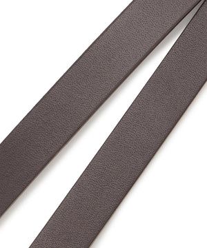 オーバルバックル ナロー ベルト