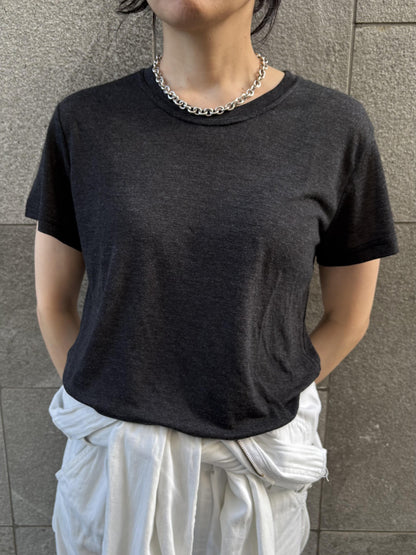 テンセルラウンドTシャツ