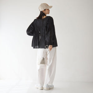 【結論シリーズ】全方位映えギャザーブラウス