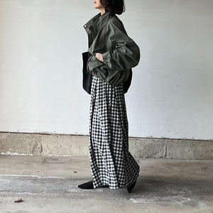 カーキショートブルゾン