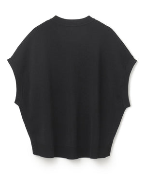 スゴ機能美ニット スリーブレスブルゾン